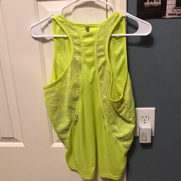 NWOT Neon Reflective Running Tank - Picture 3 of 3